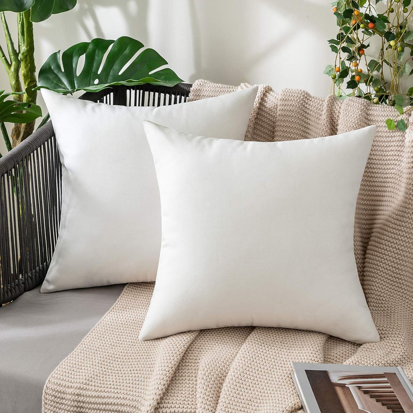 Summer Vibes Outdoor Pillow Cover - Beach House, Poolside & Patio Decor
