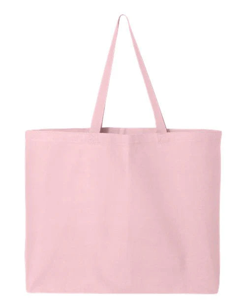 Custom Jumbo Tote Bag – Personalized Canvas Bag for Text, Logo, or Design