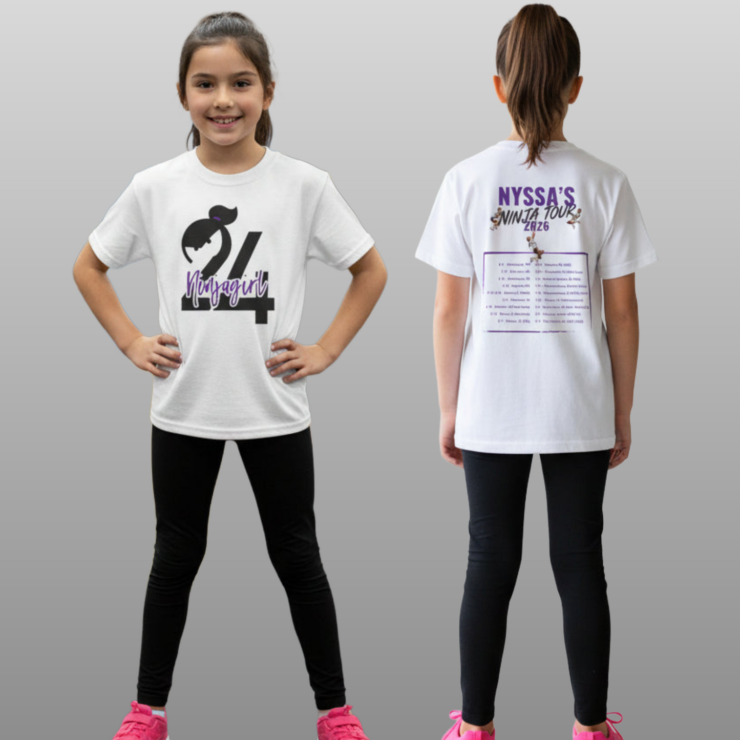 Nyssa 2026 Ninja Tour Shirt - Unisex Youth & Adult