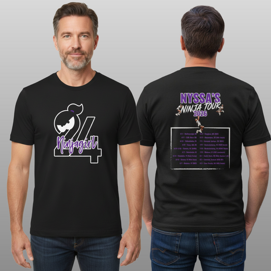 Nyssa 2026 Ninja Tour Shirt - Unisex Youth & Adult