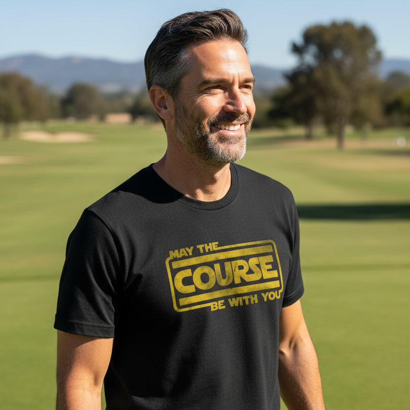 May the Course Be With You Shirt - Golf, OCR, XC & Ninja Warrior Apparel