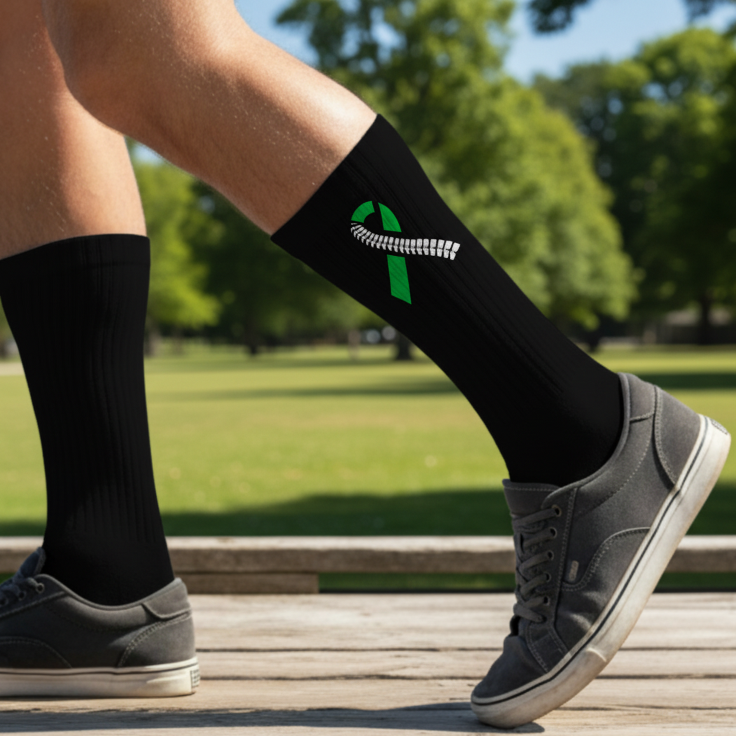 Scoliosis Awareness Unisex Crew Socks