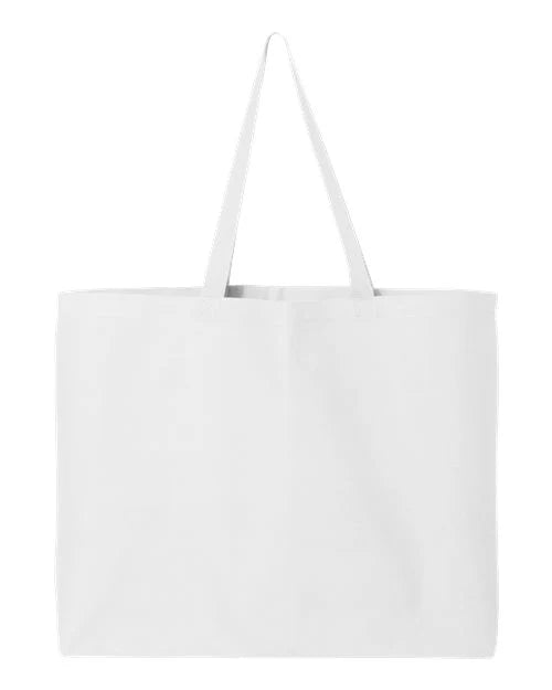 Custom Jumbo Tote Bag – Personalized Canvas Bag for Text, Logo, or Design
