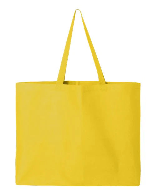 Custom Jumbo Tote Bag – Personalized Canvas Bag for Text, Logo, or Design